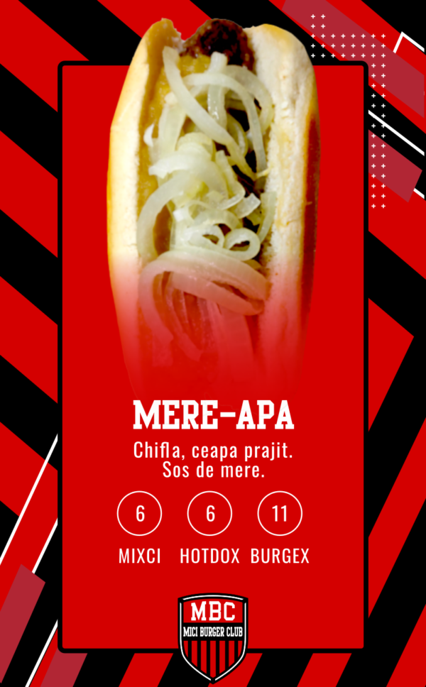 Mici, Burger, Hotdog MERE-APA