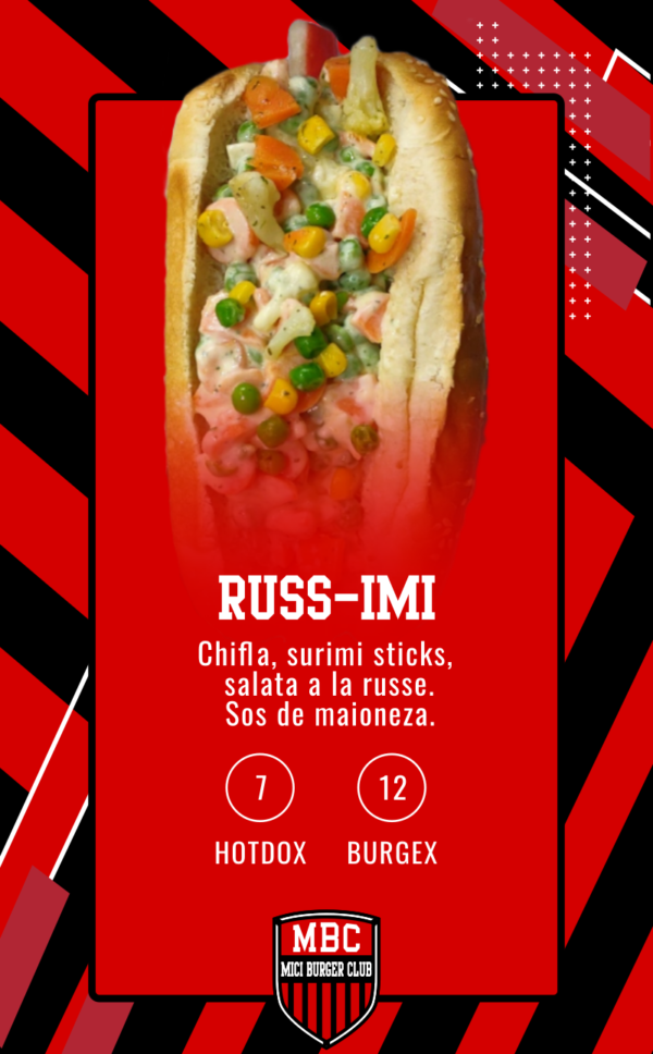 Mici, Burger, Hotdog RUSS-IMI